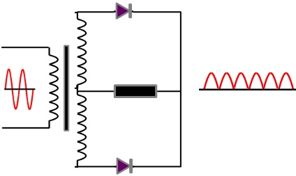 Двухполупериодный выпрямитель